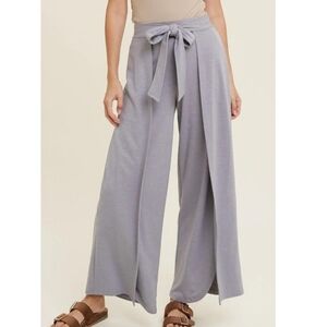 Wishlist Gray Wide Leg Boho Pants